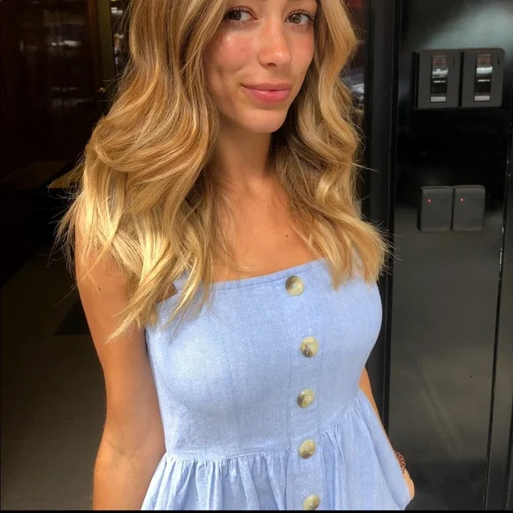 Flirty blue dress - Picture 6 of 7